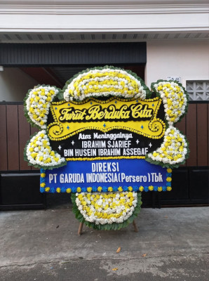 Papan Bunga Duka di Boting