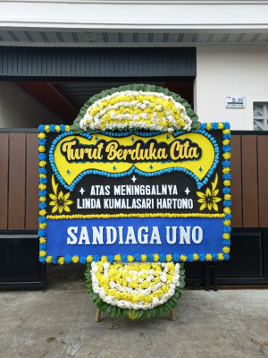 Papan Bunga Duka di Boting